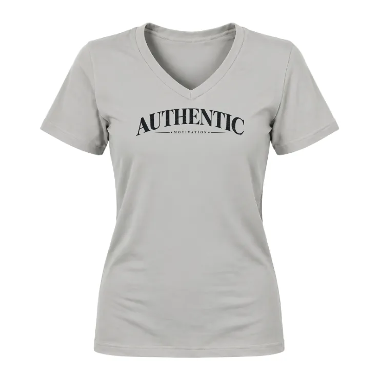 Authentic Motivation – Vintage Typography T-Shirt