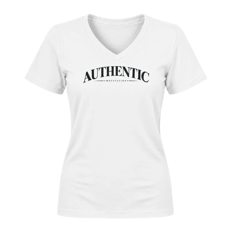 Authentic Motivation – Vintage Typography T-Shirt - Image 2